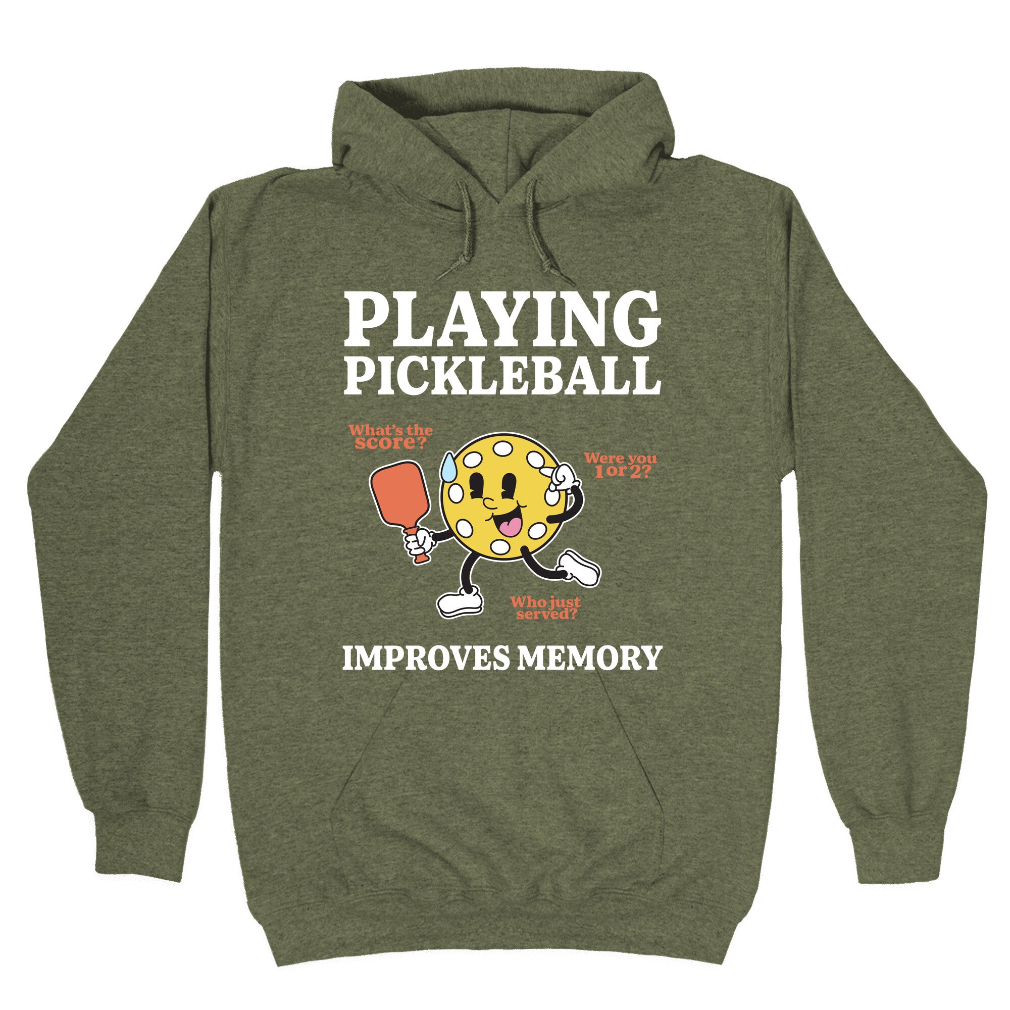Playing Pickleball Improves Memory Hoodie